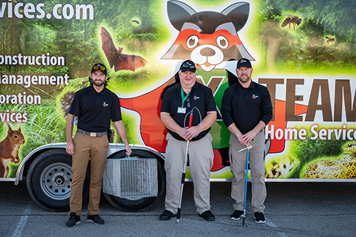 Wildlife X Team® Fort Worth Technicians in Front of Truck