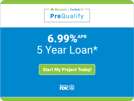 Enerbank PreQualify Logo - 6.99% APR 5 Year Loan* - Start My Project Today! - Member FDIC logo
