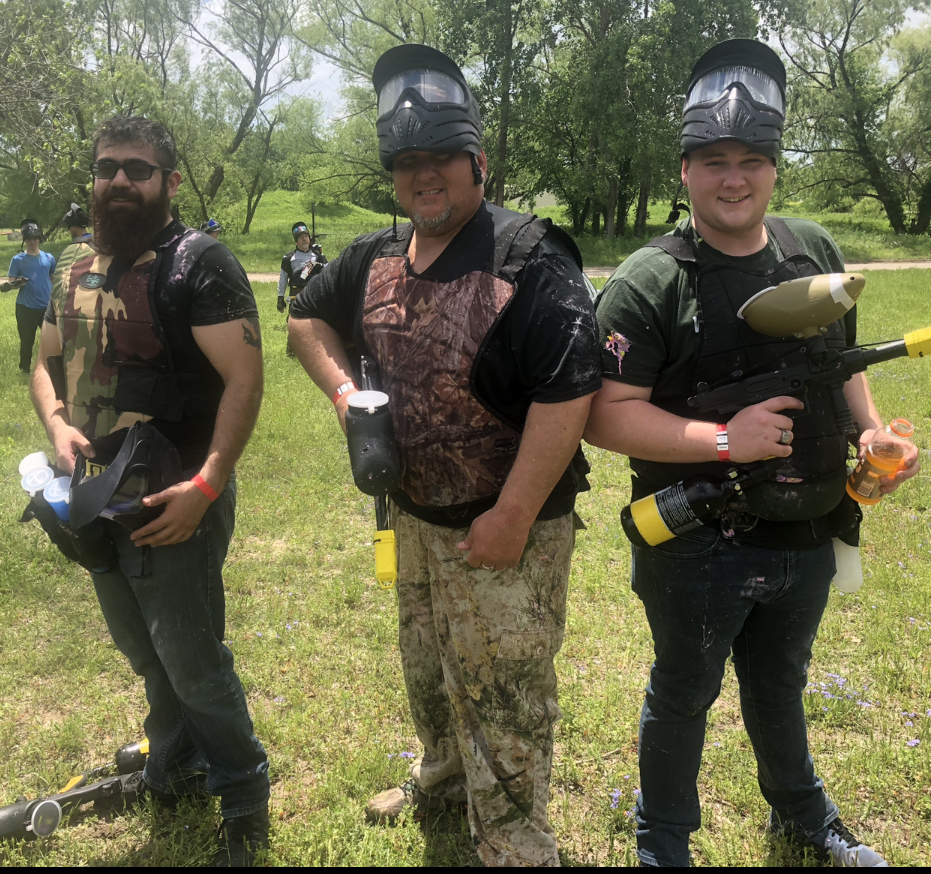Wildlife X Team® Fort Worth Team Members Playing Paintball